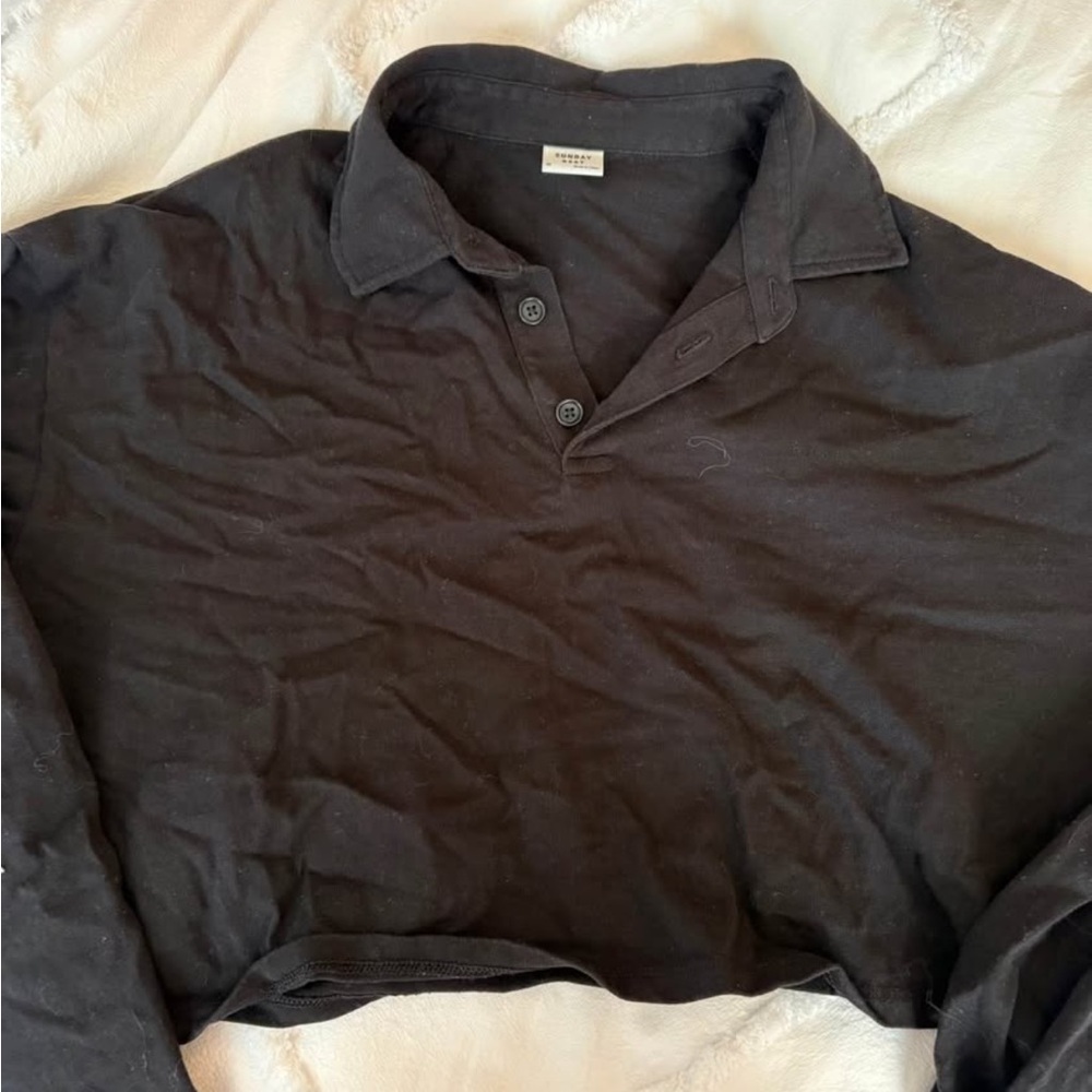 Sunday Best Black Polo Shirt